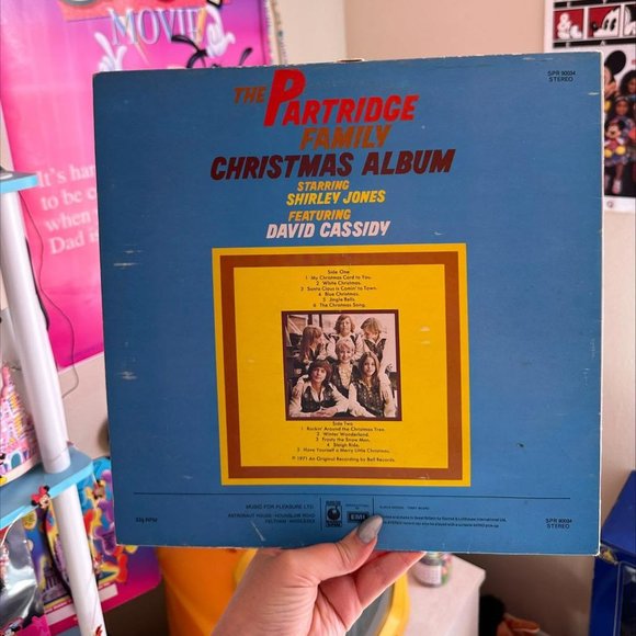 THE PARTRIDGE FAMILY CHRISTMAS ALBUM-VINYL RECORD - Picture 1 of 2